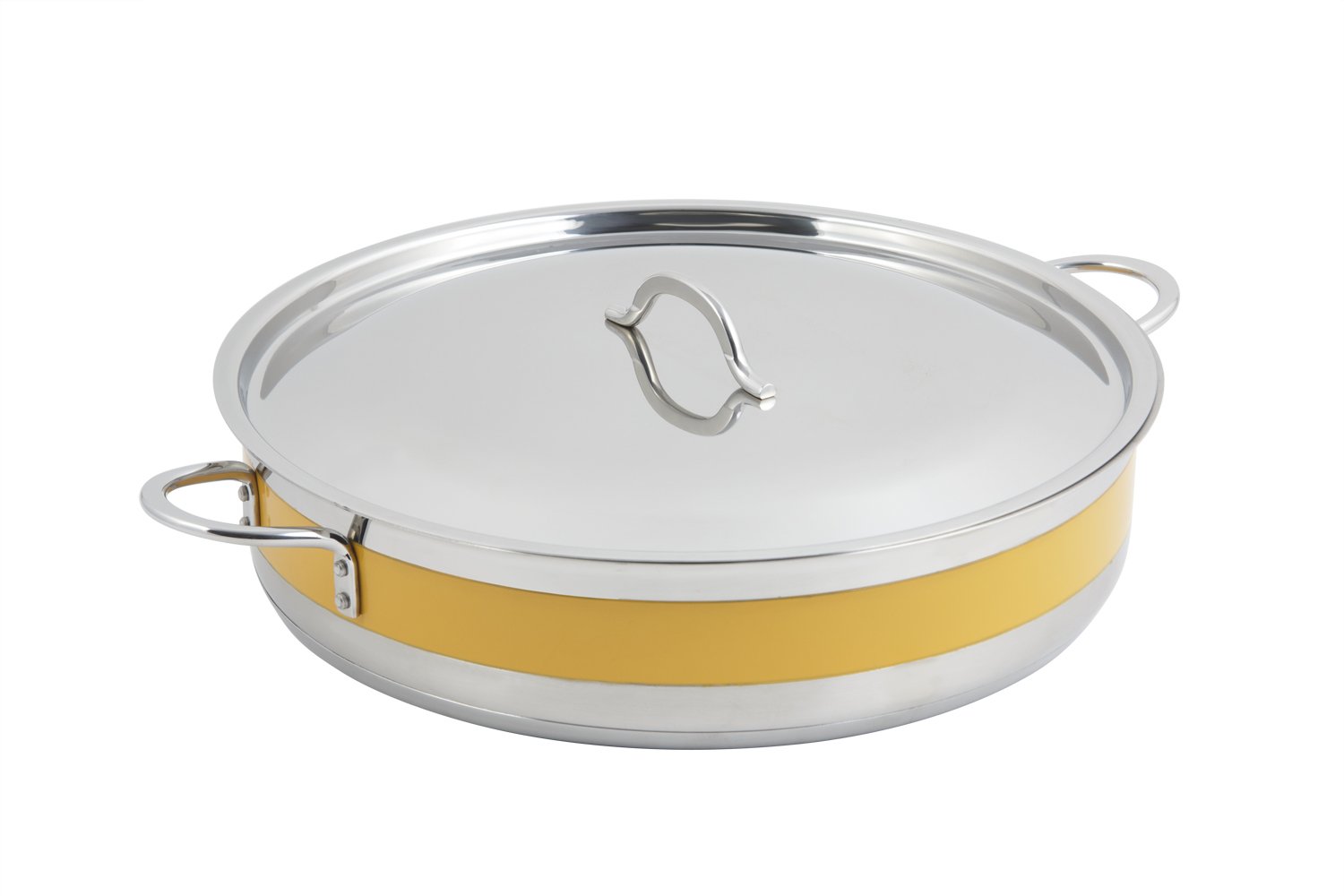 Bon Chef Yellow Stainless Steel Stockpot 9 Quart
