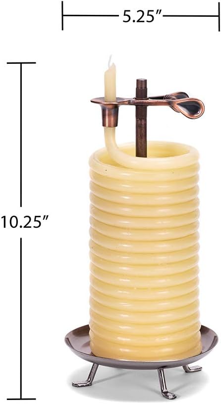 Candle by the Hour 80-Hour Eco-Friendly Beeswax Candle