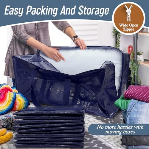 FYGRIP 6 Pack Extra Heavy Duty Large Moving Bags