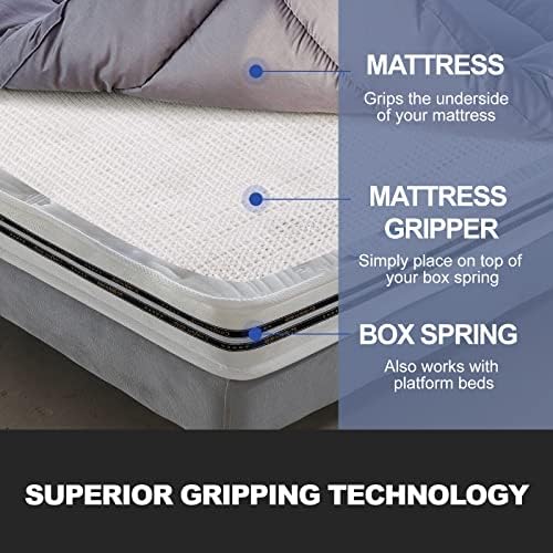 Foboull Mattress Slide Stopper Non Slip Pad Twin Size