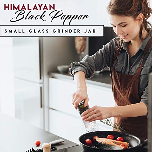 Himalayan Chef Himalayan Pink Salt and Black Pepper Grinder Set