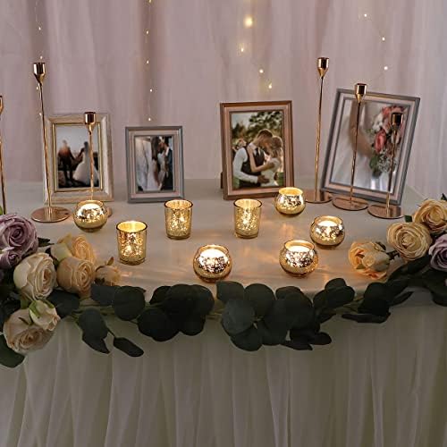 24pcs Assorted Gold Votive Candle Holders