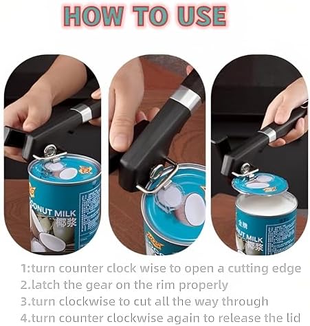 BETTHK 2025 Heavy Duty Multifunctional Can Opener with Magnet