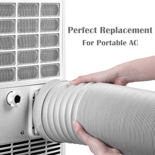 Portable AC Exhaust Hose 59 Inch Anti-Clockwise Thread 80 Inch Long
