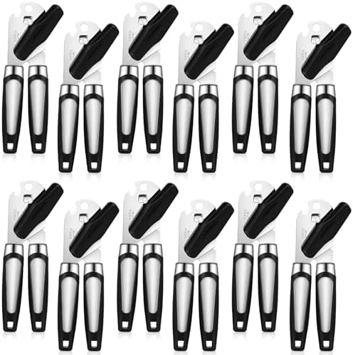 Gisafai 12 Pcs Manual Can Opener with Large Knob