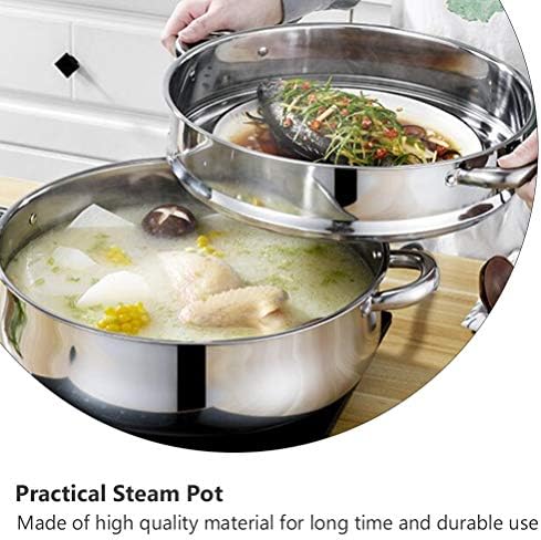 BESTonZON 4 Tier Stainless Steel Steamer Pot