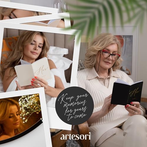 ARTESORI Premium Wedding Vow Book for Her Him