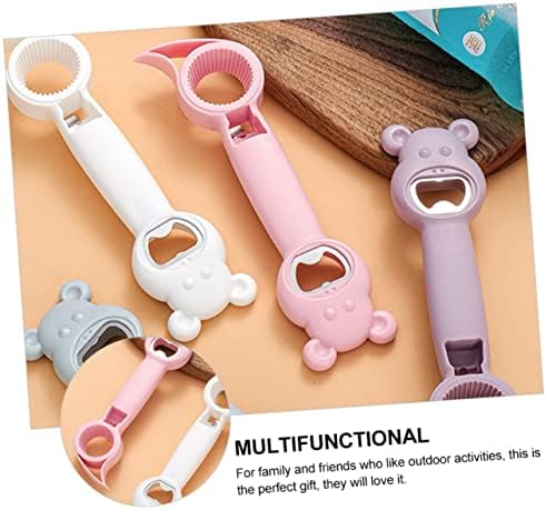 KICHOUSE 4 Pack Multi Function Jar Opener Set