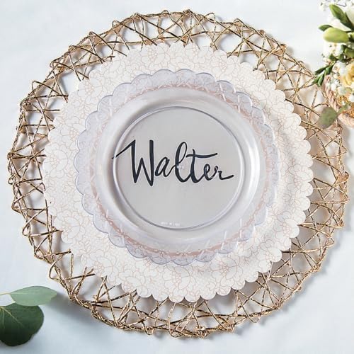 Fun Express Gold Metallic String Placemat Set of 6