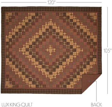 VHC Brands Prescott Patchwork Cotton Quilt 120x105