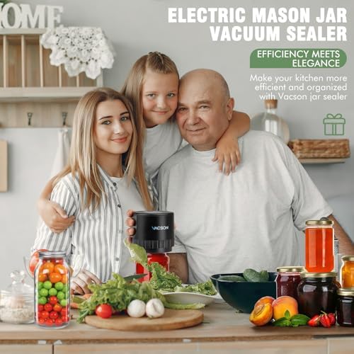 Vacson Automatic Mason Jar Vacuum Sealer Kit