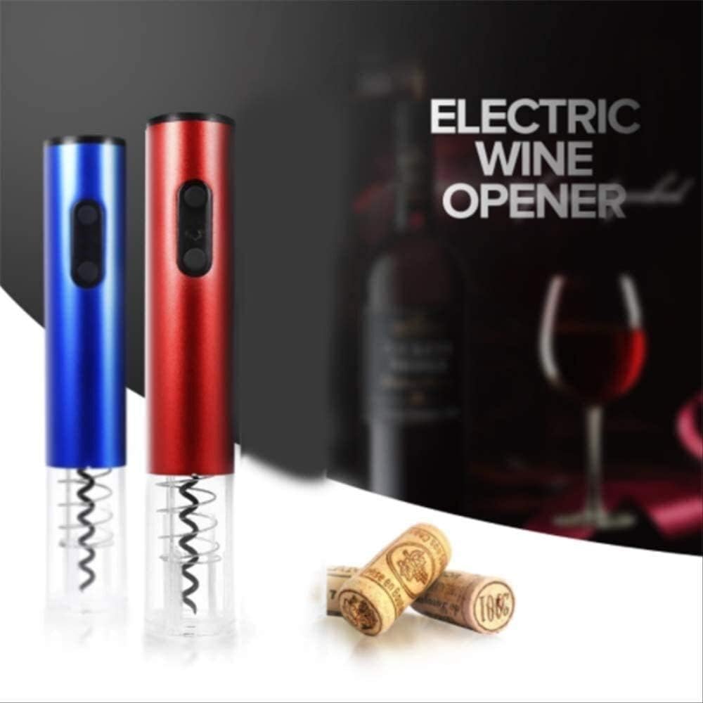 Electric Wine Bottle Opener with Foil Cutter and Corkscrew