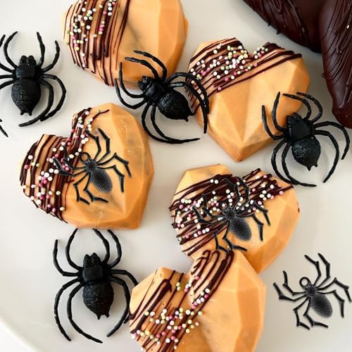 Spider Fondant Molds 2 Pcs Halloween Cake Decor Silicone