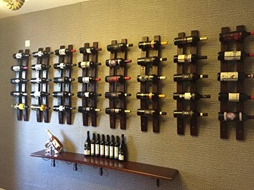Wall Mounted Wine Rack with 6 Bottle Storage