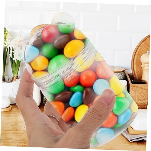 6pcs Bear Shaped Candy Jars for Birthday Parties and Chocolate Storage