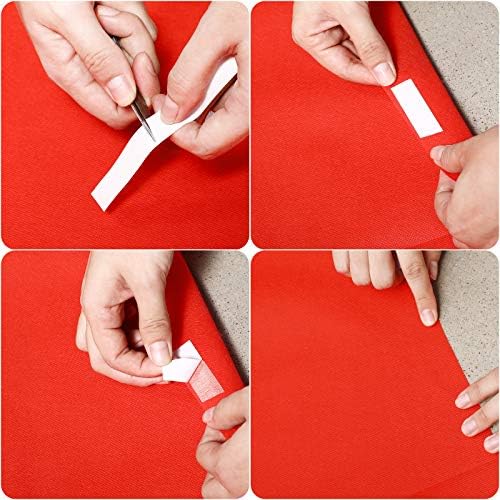 Shappy Red Carpet Runner Rug with Tape for Party Events