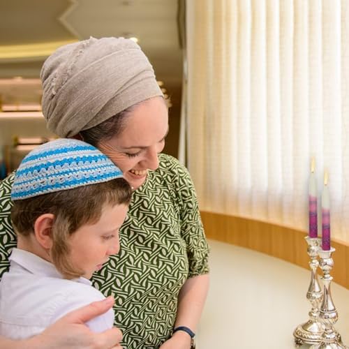 12-Pack Shabbat Candles Dripless Handcrafted Traditional