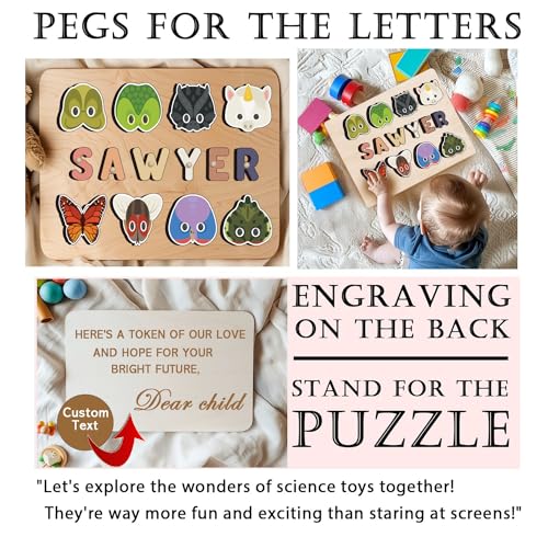 Personalized Wooden Name Puzzles For Toddlers