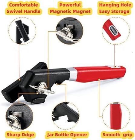 BETTHK 2025 Heavy Duty Multifunctional Can Opener with Magnet