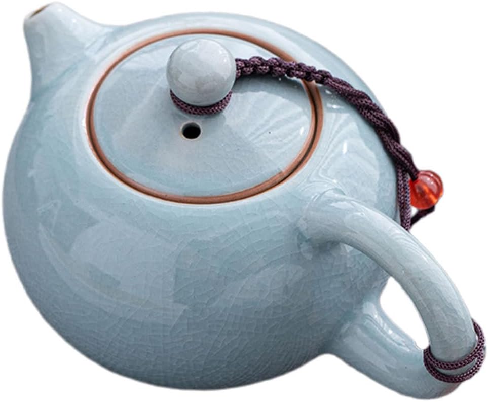 LIFKOME Ceramic Teapot for Gong Fu Tea and Tea Ceremonies