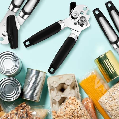 Gisafai 12 Pcs Manual Can Opener with Large Knob