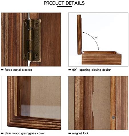 Freezing Point Shadow Box Frame 5x125 Flower Display Case