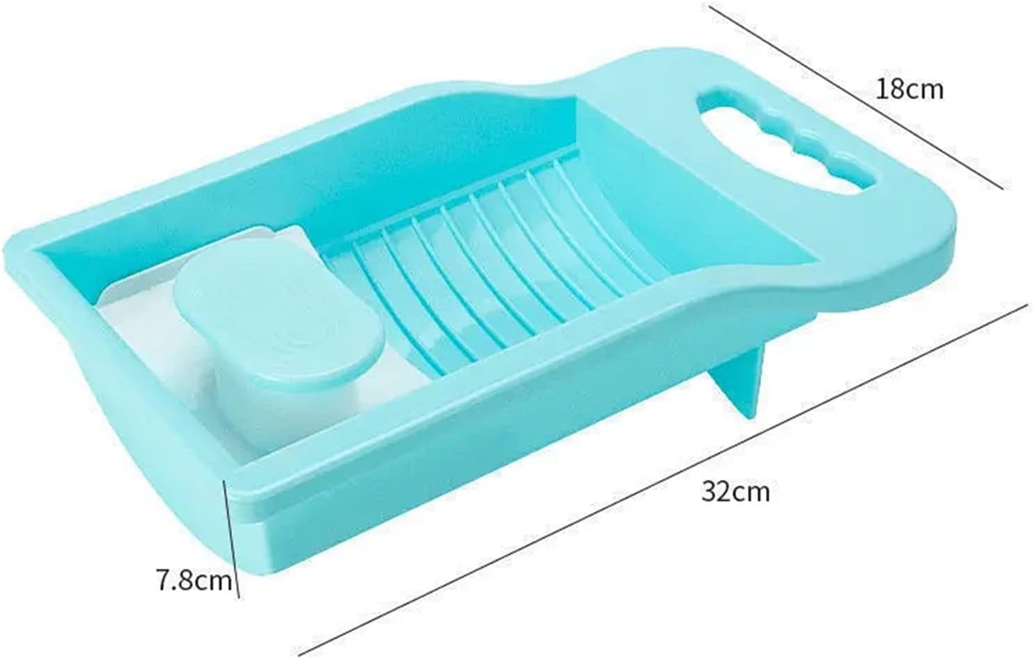 DCFV Plastic Mini Washboard Green