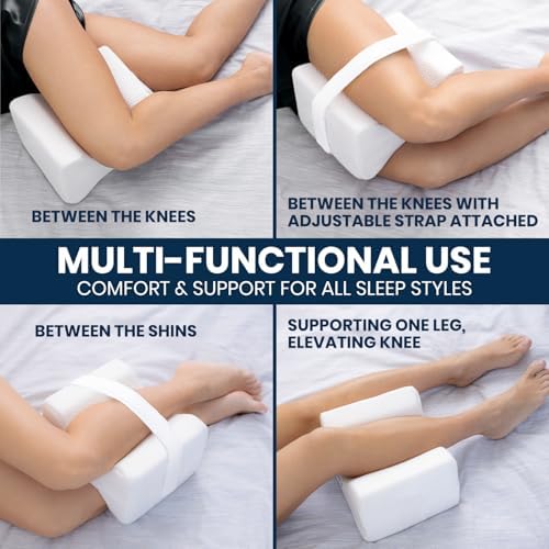 Everlasting Comfort Memory Foam Leg Pillow for Side Sleepers