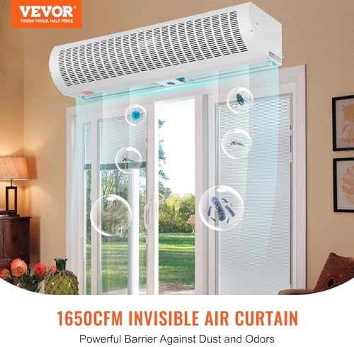 VEVOR 48 Inch Wall-Mounted Air Curtain Fan