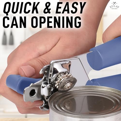 Zulay Kitchen Can Opener - Durable Stainless Steel with Comfortable Grip