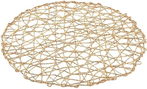 Fun Express Gold Metallic String Placemat Set of 6