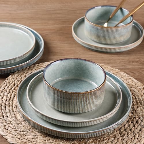 GBHOME Stoneware Dinnerware Set for 4