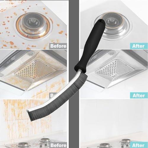 2Pcs Crevice Cleaning Brush for Kitchen and Bathroom Use