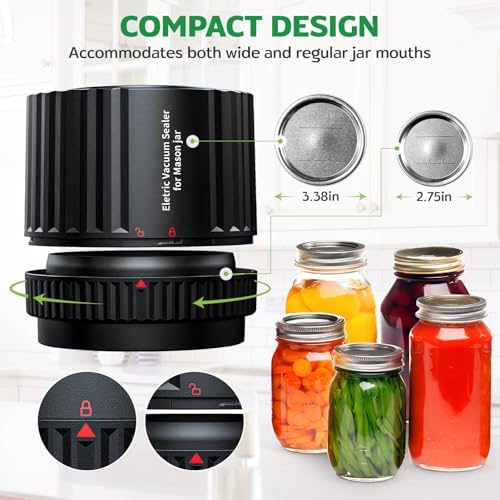 Wizcave Mason Jar Vacuum Sealer Kit