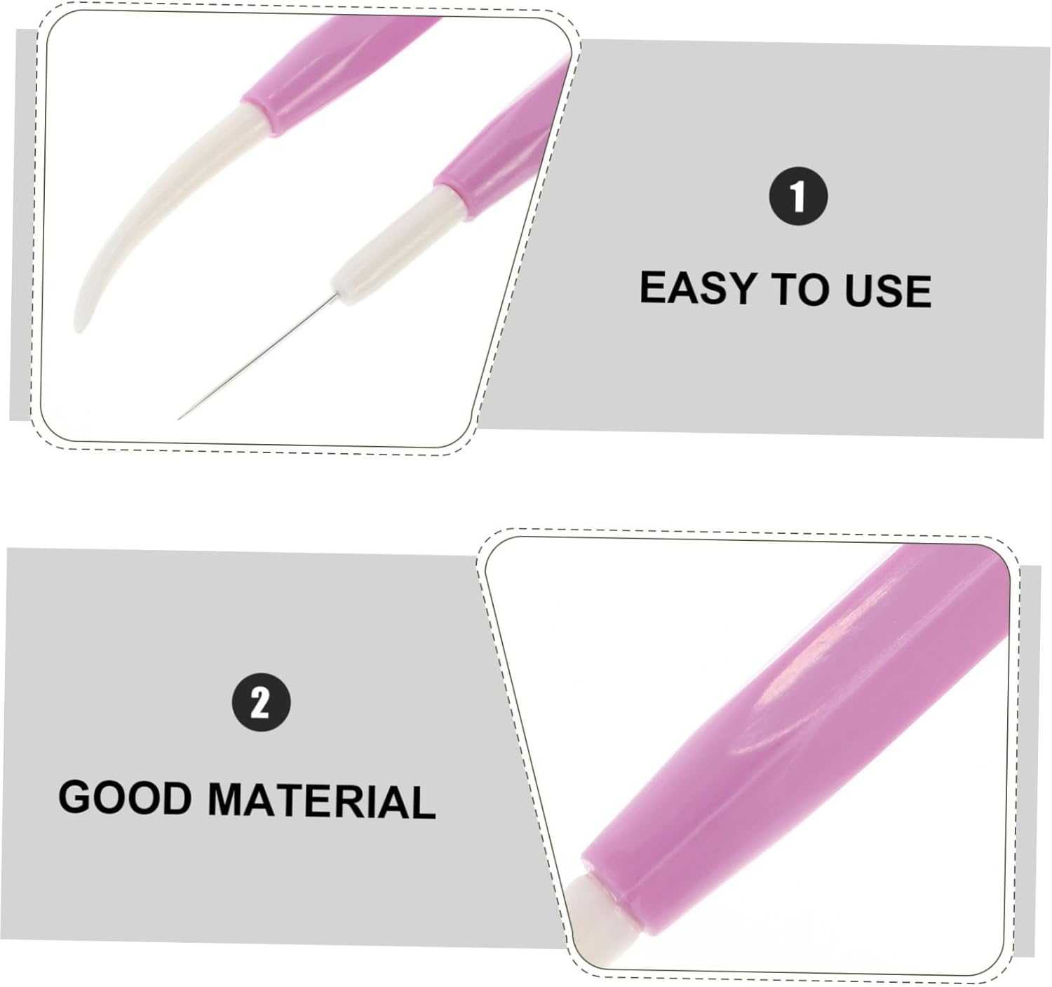 SHOWERORO 6 Pcs Baking Icing Needle Set