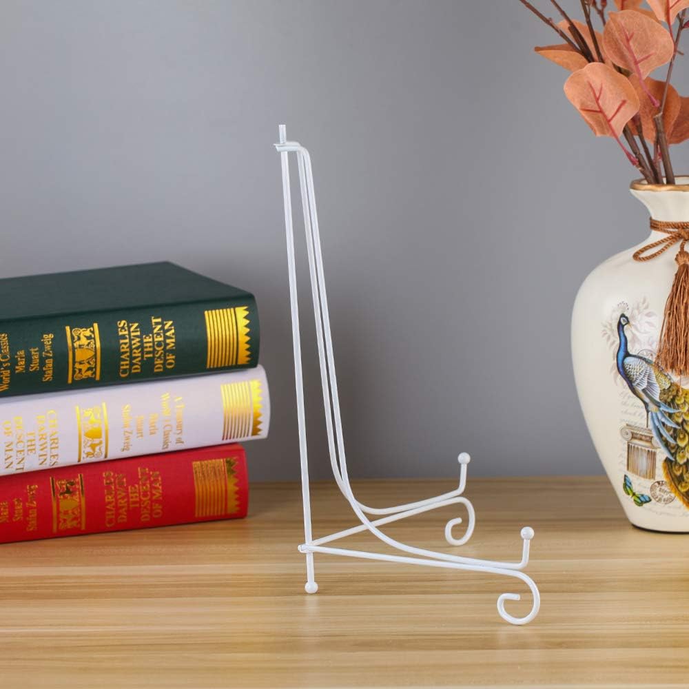 Artliving 2 Pack 12 Inch Iron Plate Stand Display