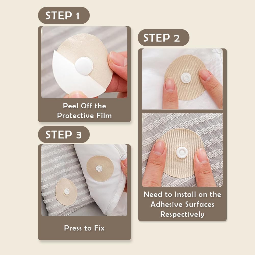 8 Pair Duvet Comforter Clips for Secure Fit