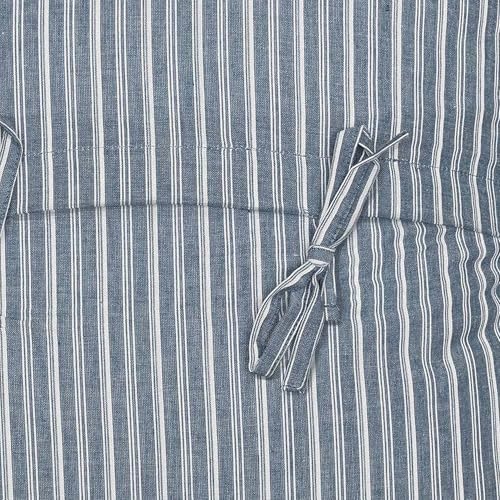 VHC Brands Sawyer Mill Windmill Blue Chambray Square Pillow 18x18