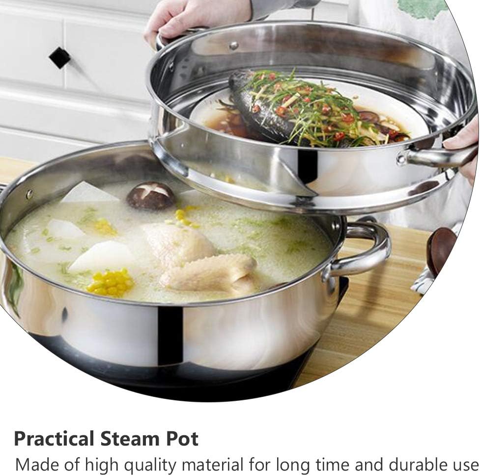 BESTonZON 4 Tier Stainless Steel Steamer Pot