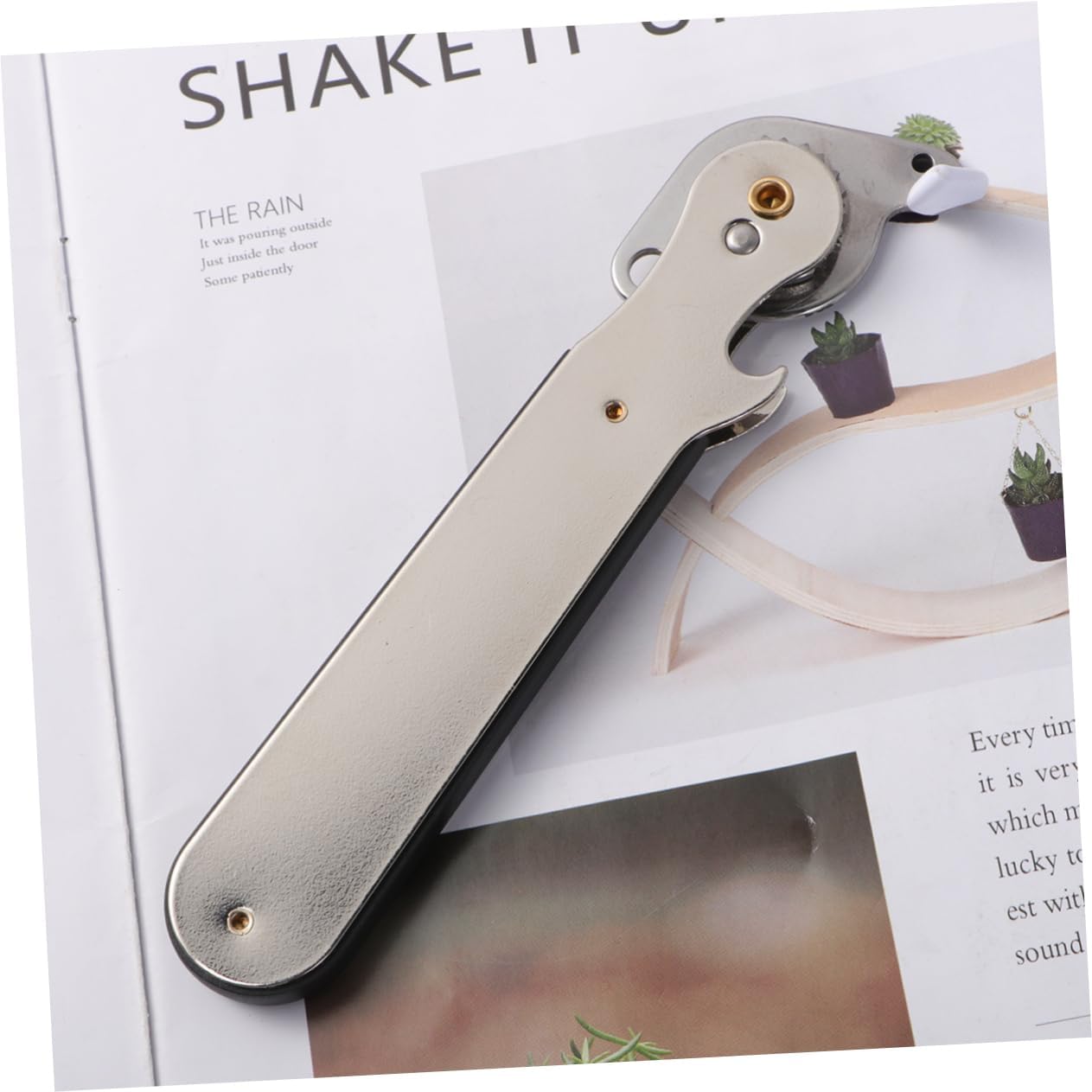 KicHouse 2pcs Manual Can Opener and Bottle Opener Tool