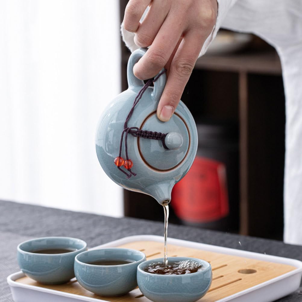 LIFKOME Ceramic Teapot for Gong Fu Tea and Tea Ceremonies