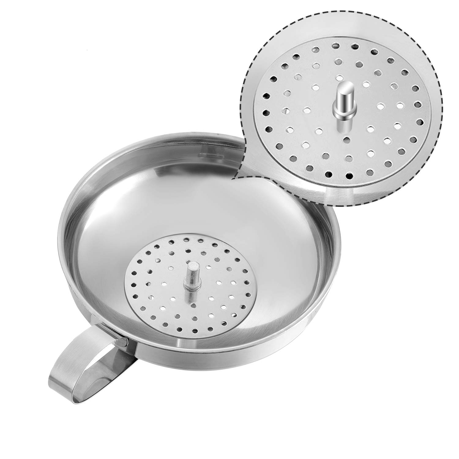 Shappy 5 Piece Stainless Steel Funnel Set