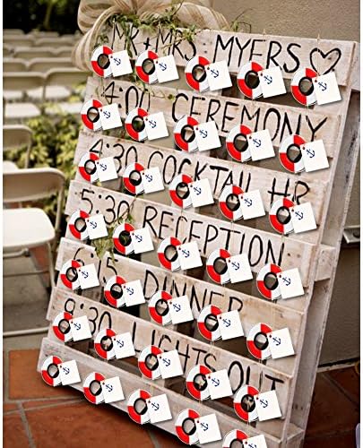 OurWarm PartyTalk Nautical Bottle Opener Wedding Favors Set 50pcs