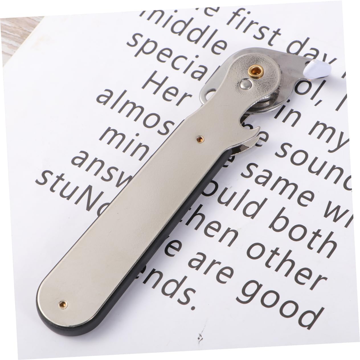 ABOOFAN Stainless Steel Can Piercer Manual Bottle Opener