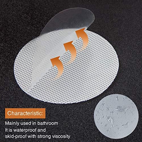 24 Piece Non-Slip Bathtub Stickers Set with Scraper