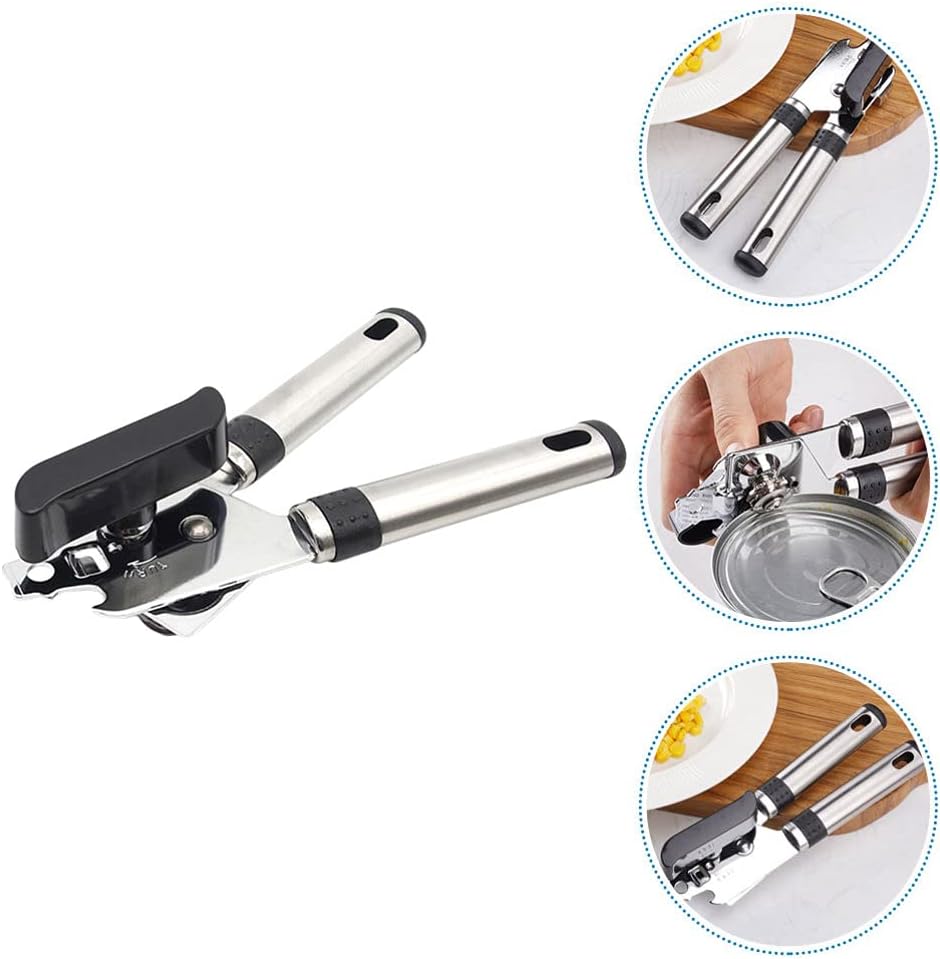 Hemoton 1Pc Manual Can Opener Stainless Steel
