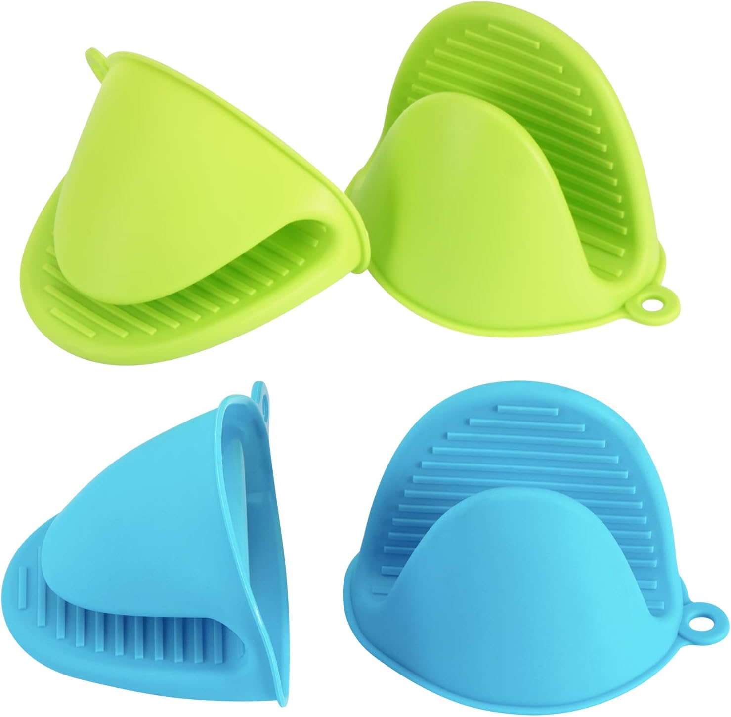 Vaincre 4PCS Silicone Oven Mitts Heat Resistant Set