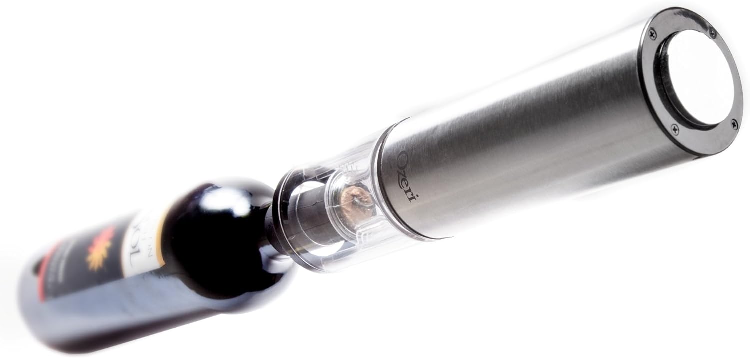 Ozeri Extravo Electric Wine Opener in Stainless Steel