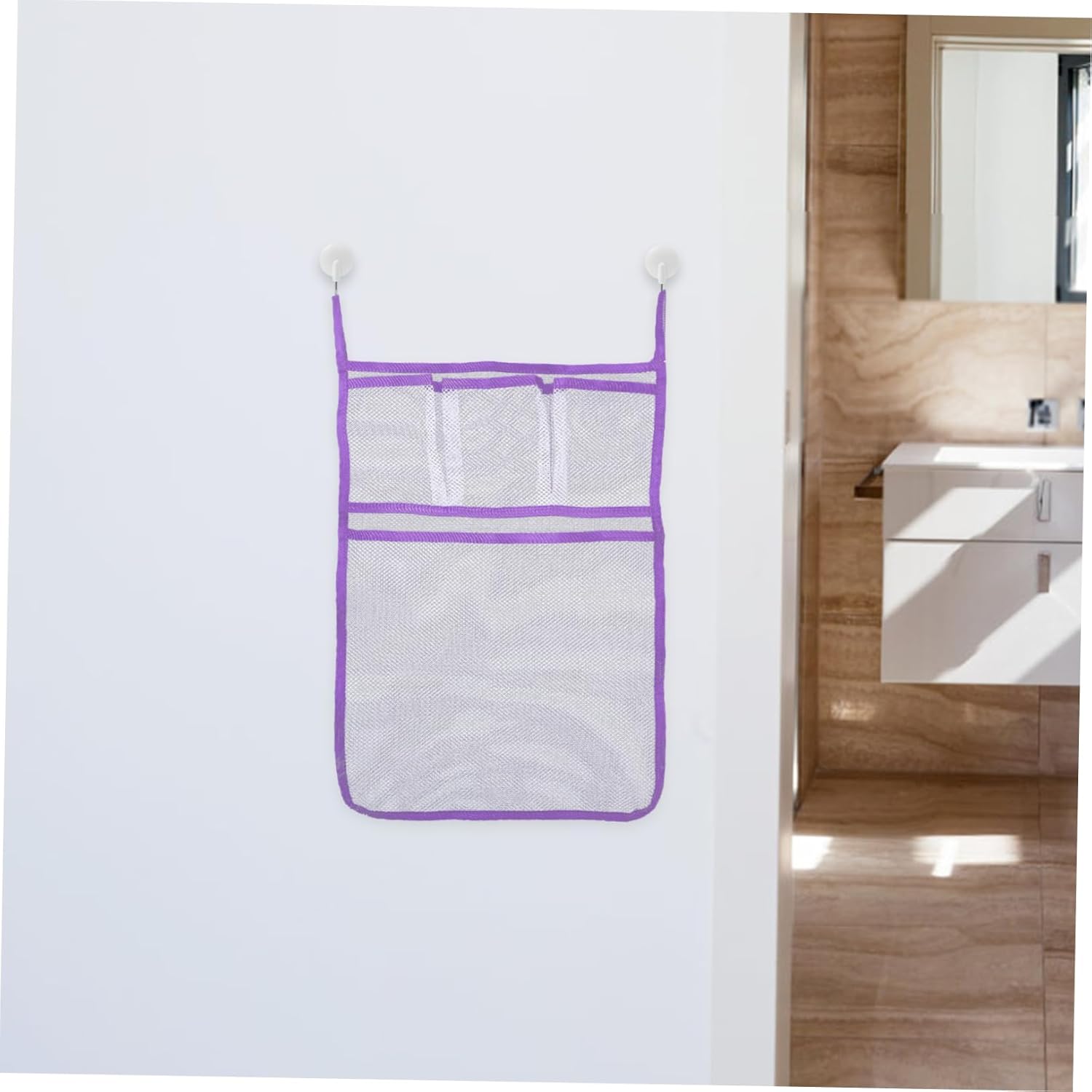 DECHOUS Bathroom Hanging Organizer Mesh Storage Bag