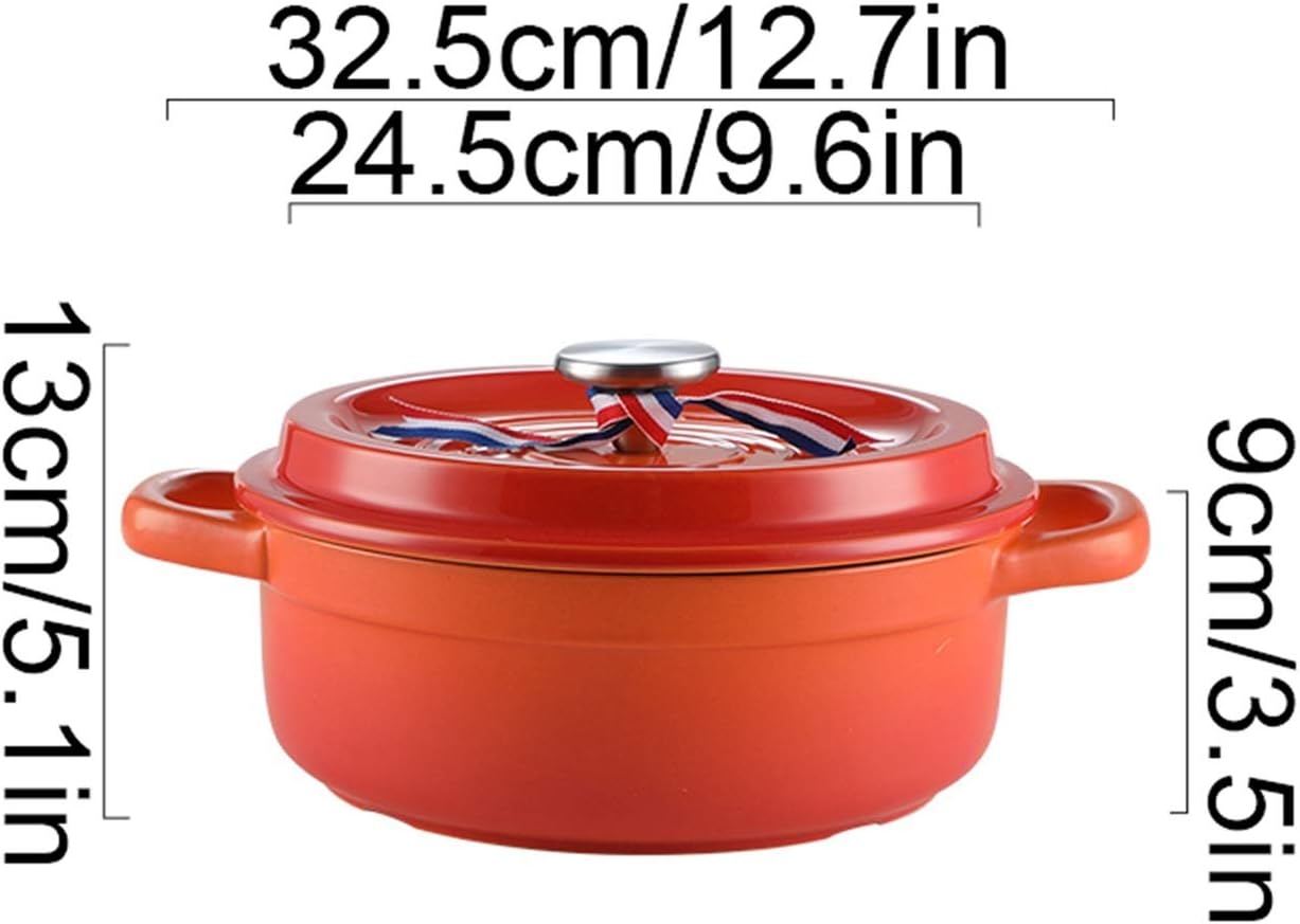 SISWIM 3L Premium Ceramic Casserole with Lid